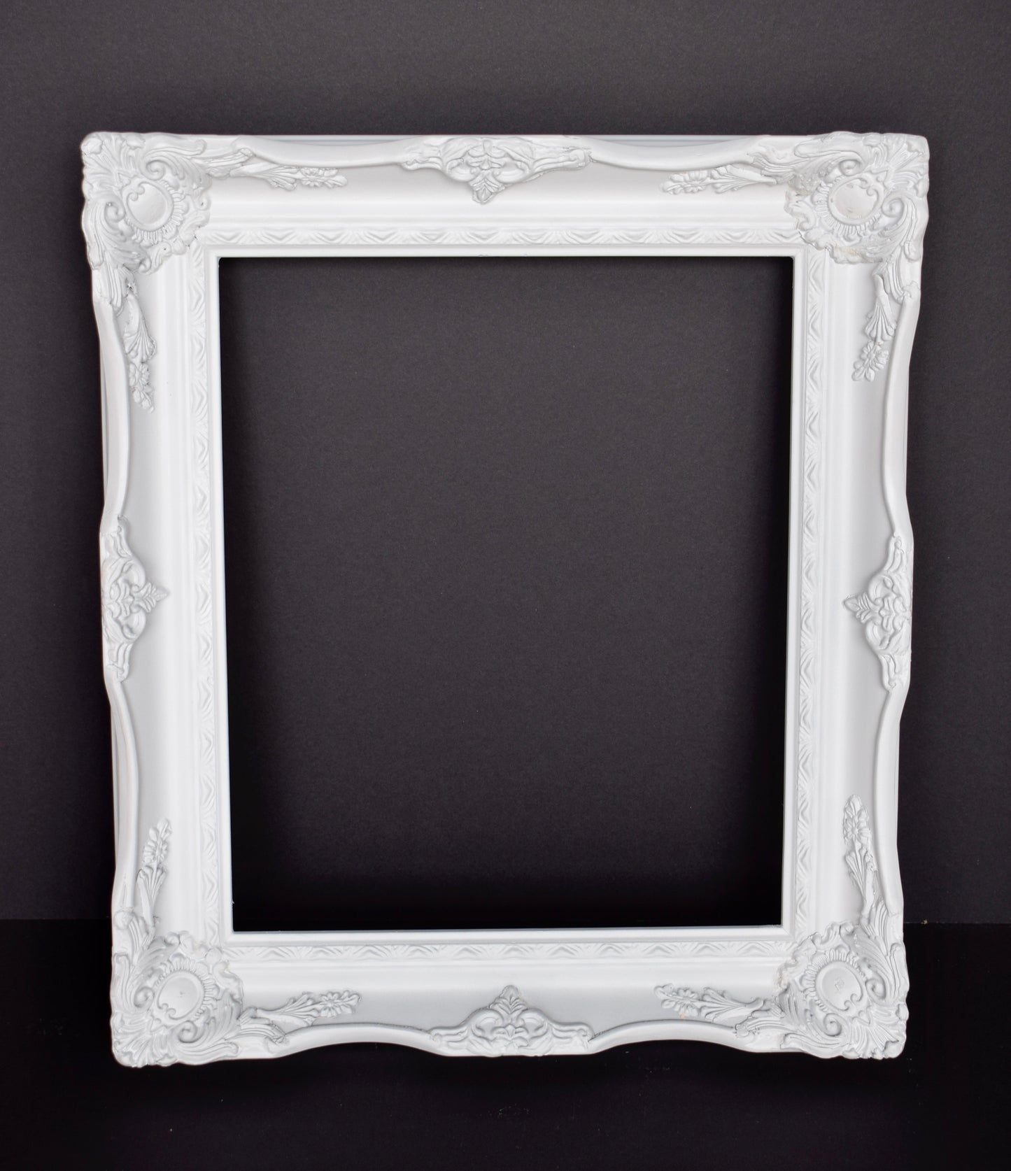 white swept frame